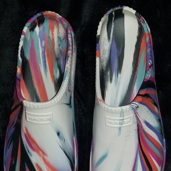 Unisex Hunter Algae Marble Foam Clogs Sz 10 new without box - Picture 2 of 3